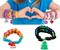 105 Pieces rubber Loom Band Charm, Silicone Bracelet Charms ,Loom Rubber Bands Charms,Bracelet Pendant,